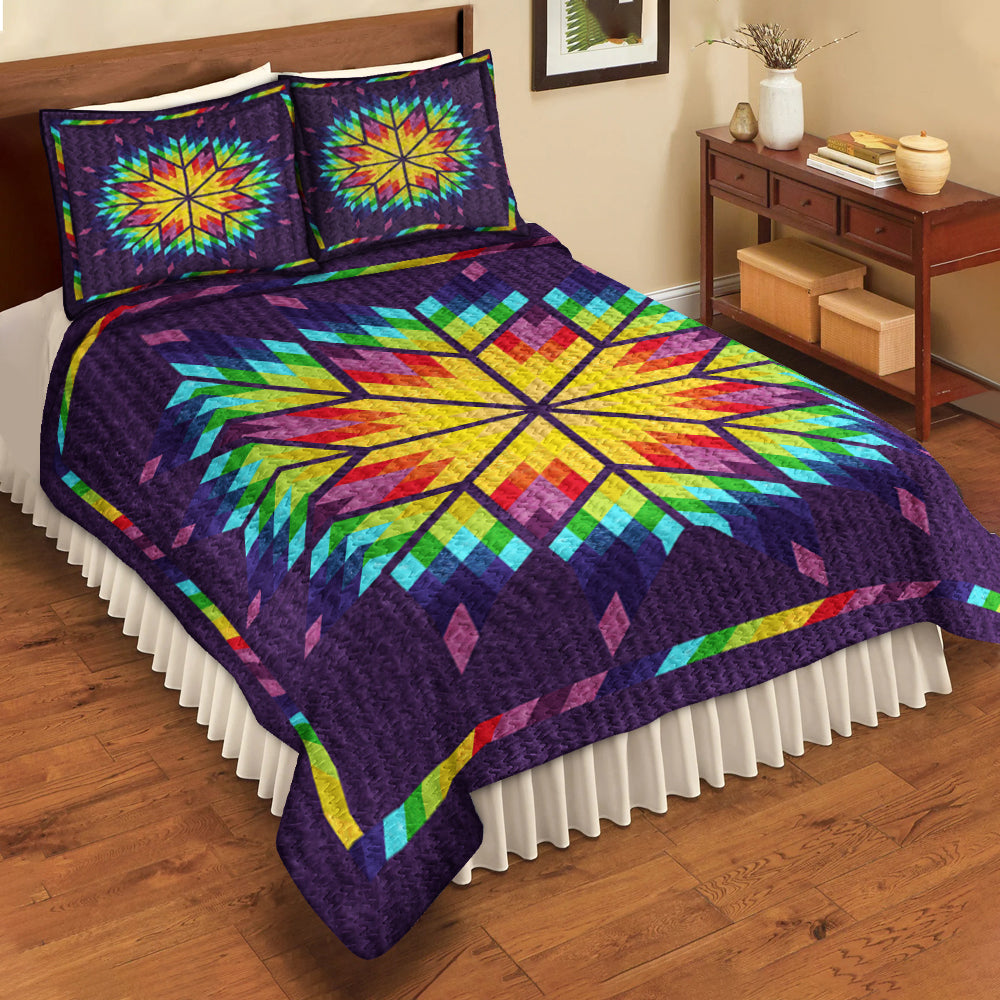 Native American Star Quilt Bedding Set HN250508M