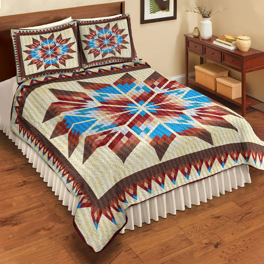 Native American Star Quilt Bedding Set HN250509M