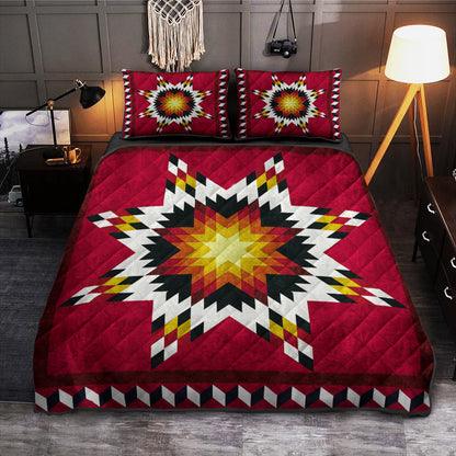 Native American Inspired Star Quilt Bedding Set HN260503M