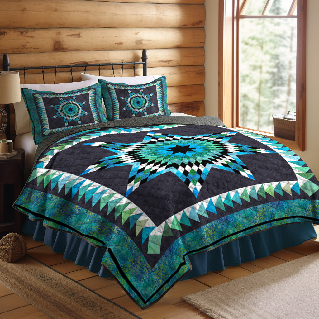 Native American Inspired Star Quilt Bed Sheet HN280504MBS