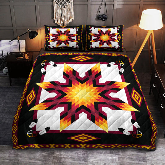 Native American Inspired Star Quilt Bedding Set HN290905