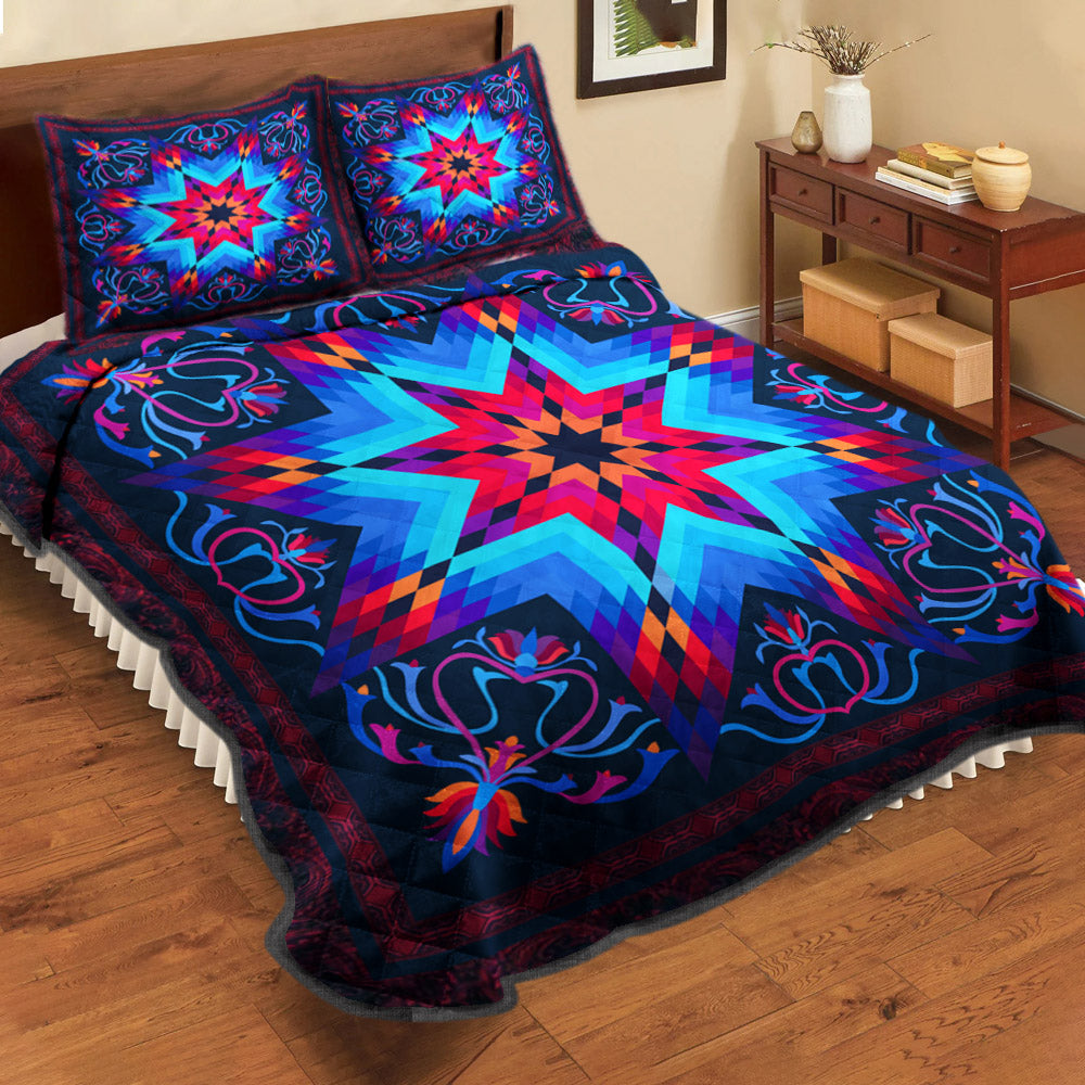 Native American Star Quilt Bedding Set HN290907