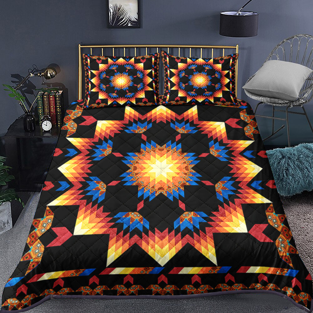 Native American Inspired Star Quilt Bedding Set TL280505QS