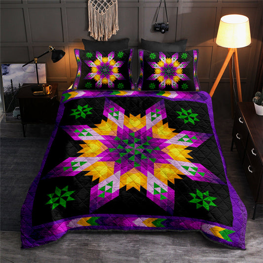 Native American Inspired Star Quilt Bedding Set TL300503QS