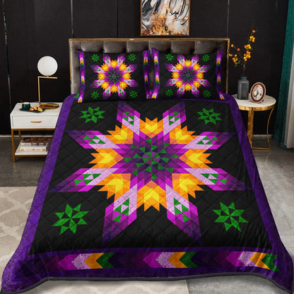 Native American Inspired Star Quilt Bed Sheet TL300503QS