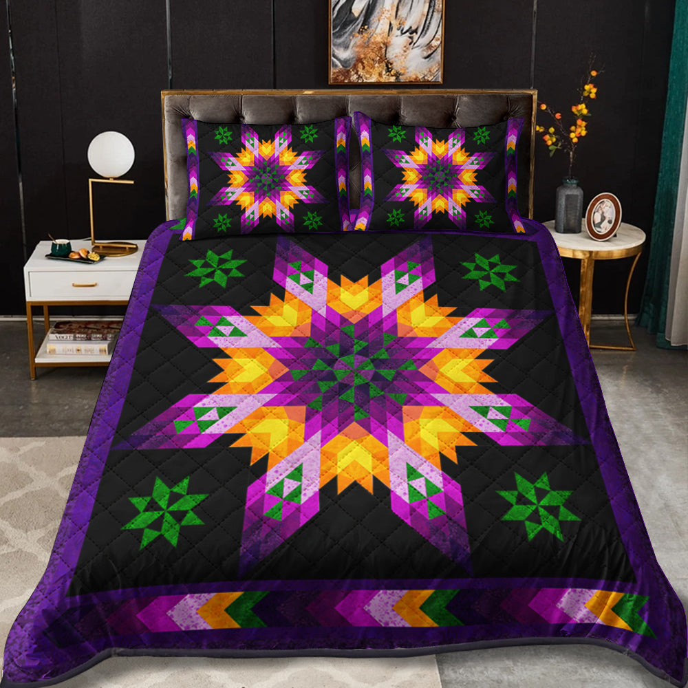 Native American Inspired Star Quilt Bedding Set TL300503QS