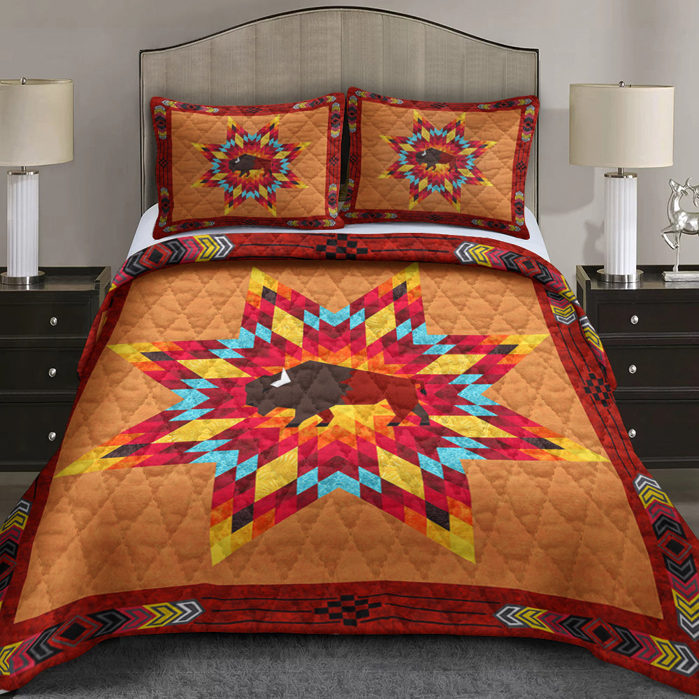 Native American Inspired Star Quilt Bed Sheet TL300504QS