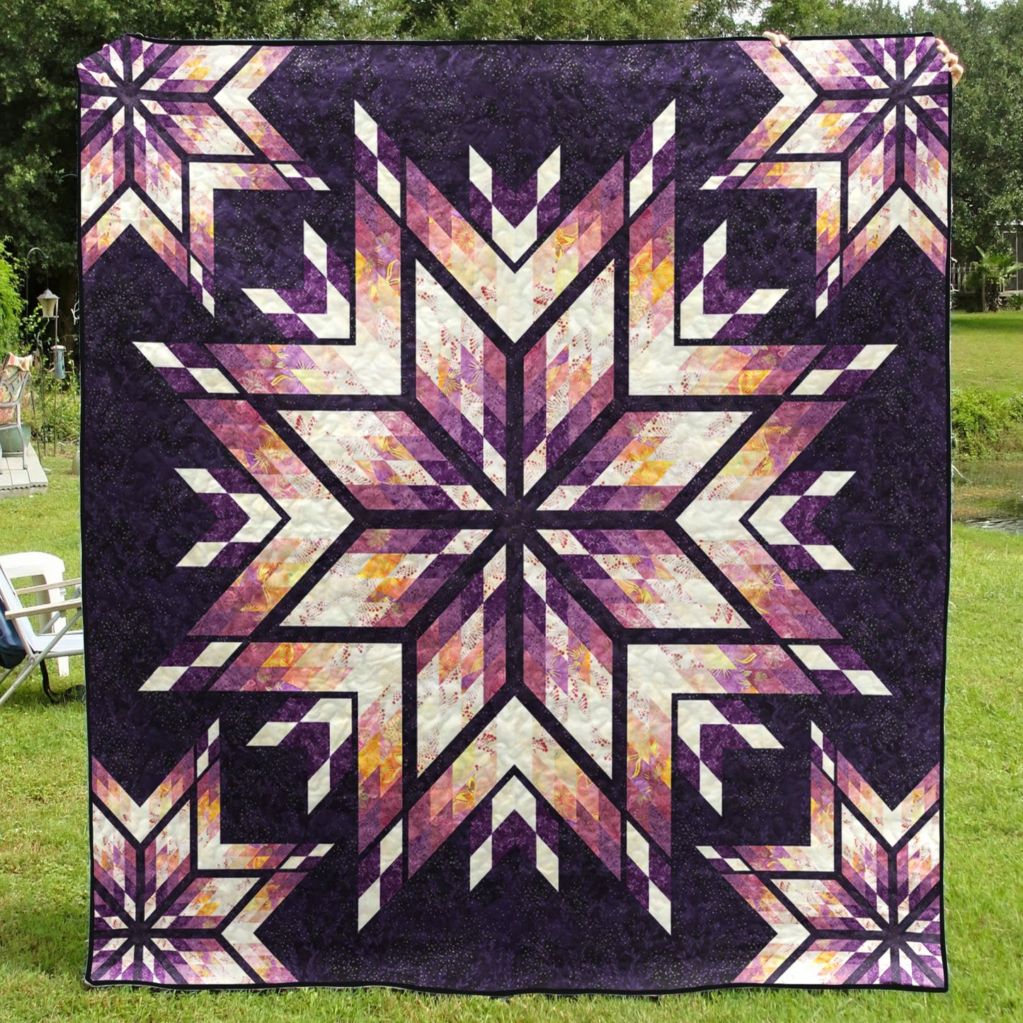 Native American Inspired Star Art Quilt HM19062302