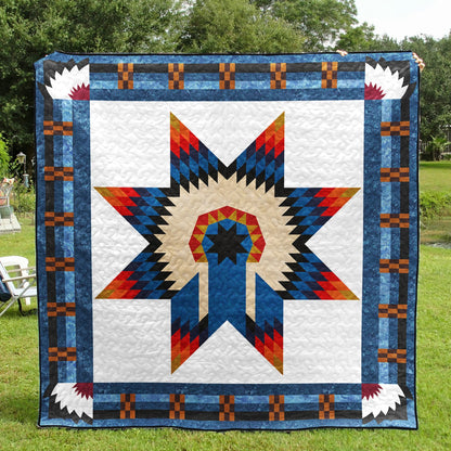 Native American Inspired Star Art Quilt HN250501M
