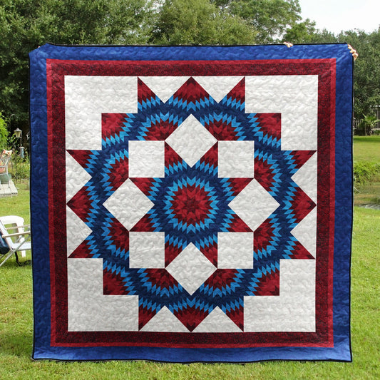 Native American Star Quilt Blanket HN250502M