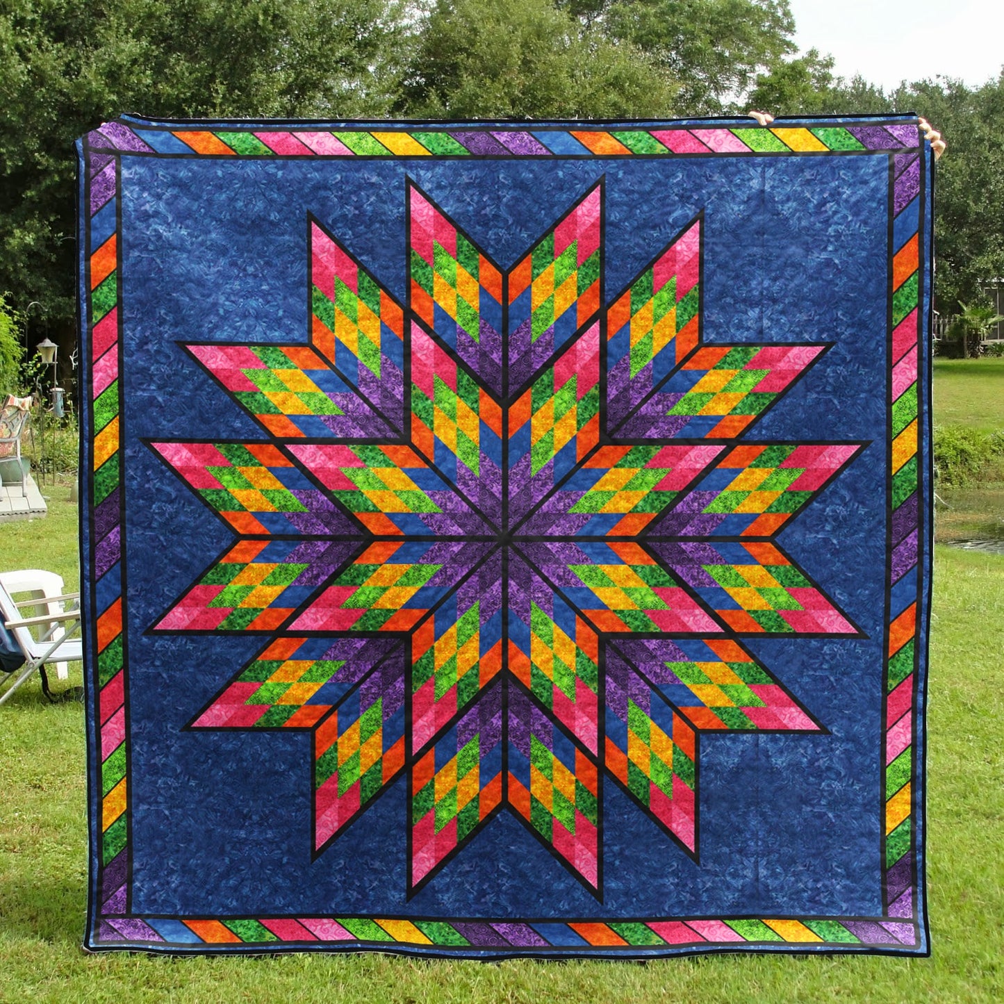 Native American Star Quilt Blanket HN260509M