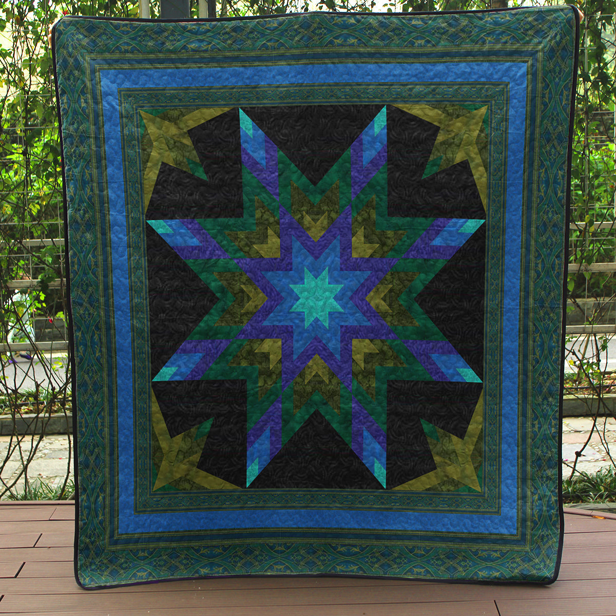 Native American Star Quilt Blanket HN300502M