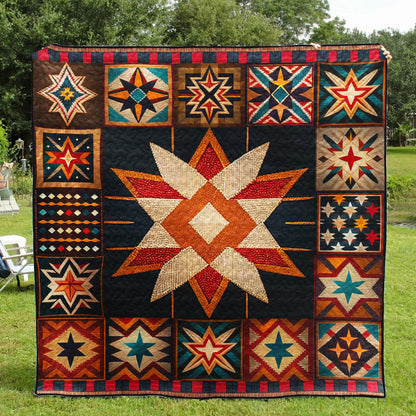Native American Inspired Star Art Quilt TD170802Y