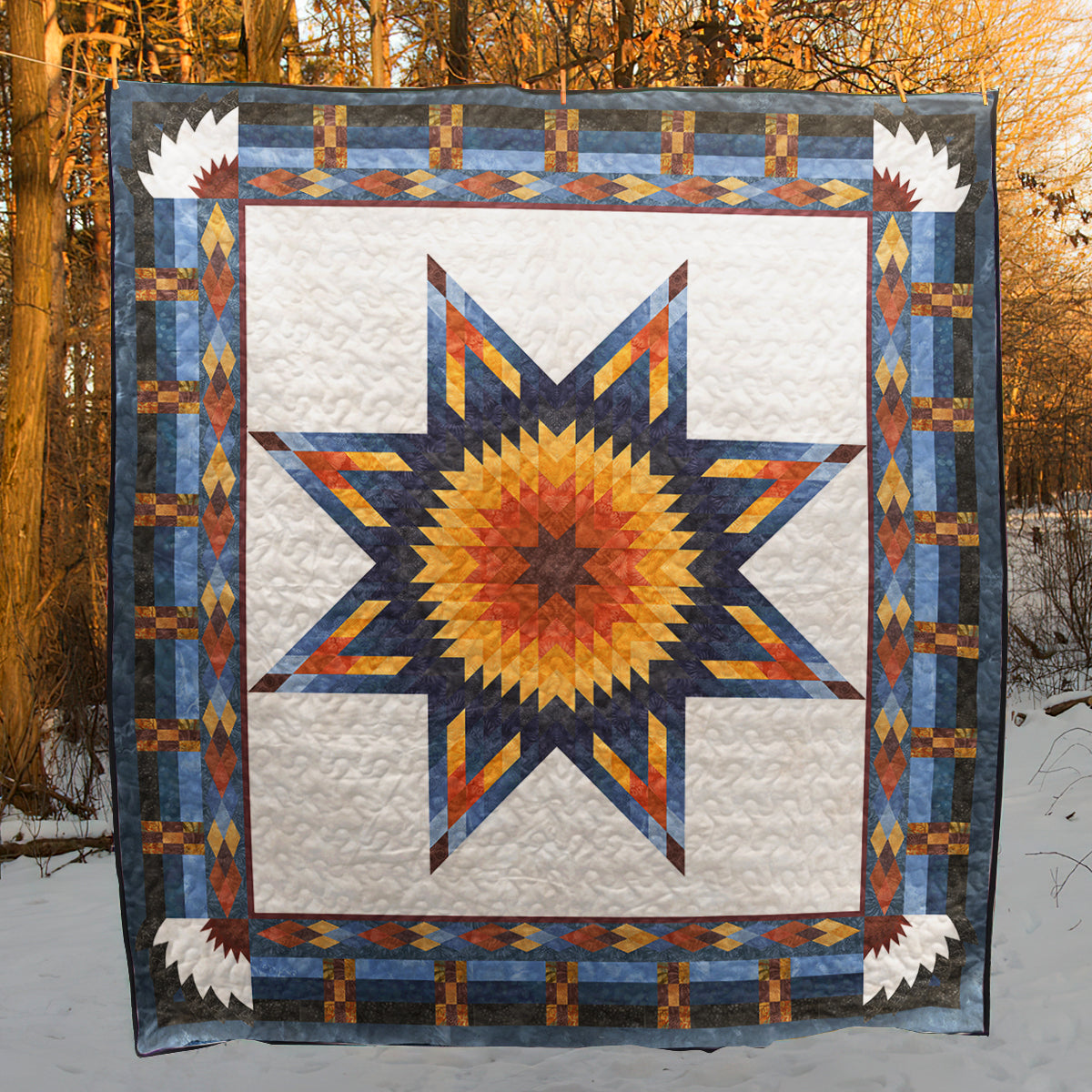 Native American Inspired Star Art Quilt TL190531Y
