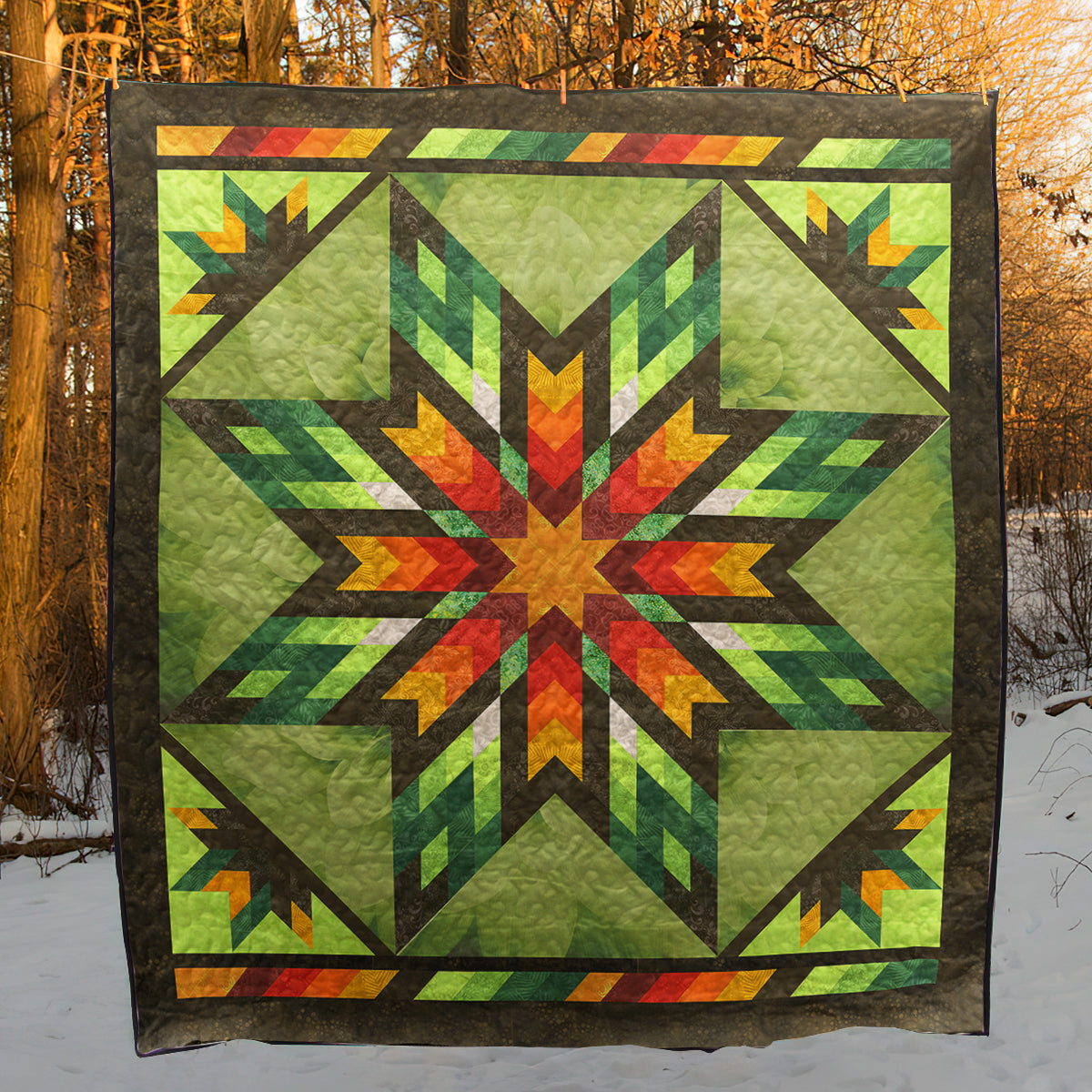 Baby hotsell Quilt with Turtles green orange and multicolors