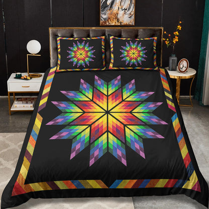 Native American Star Rainbow Duvet Cover Bedding Sets TL310503YB