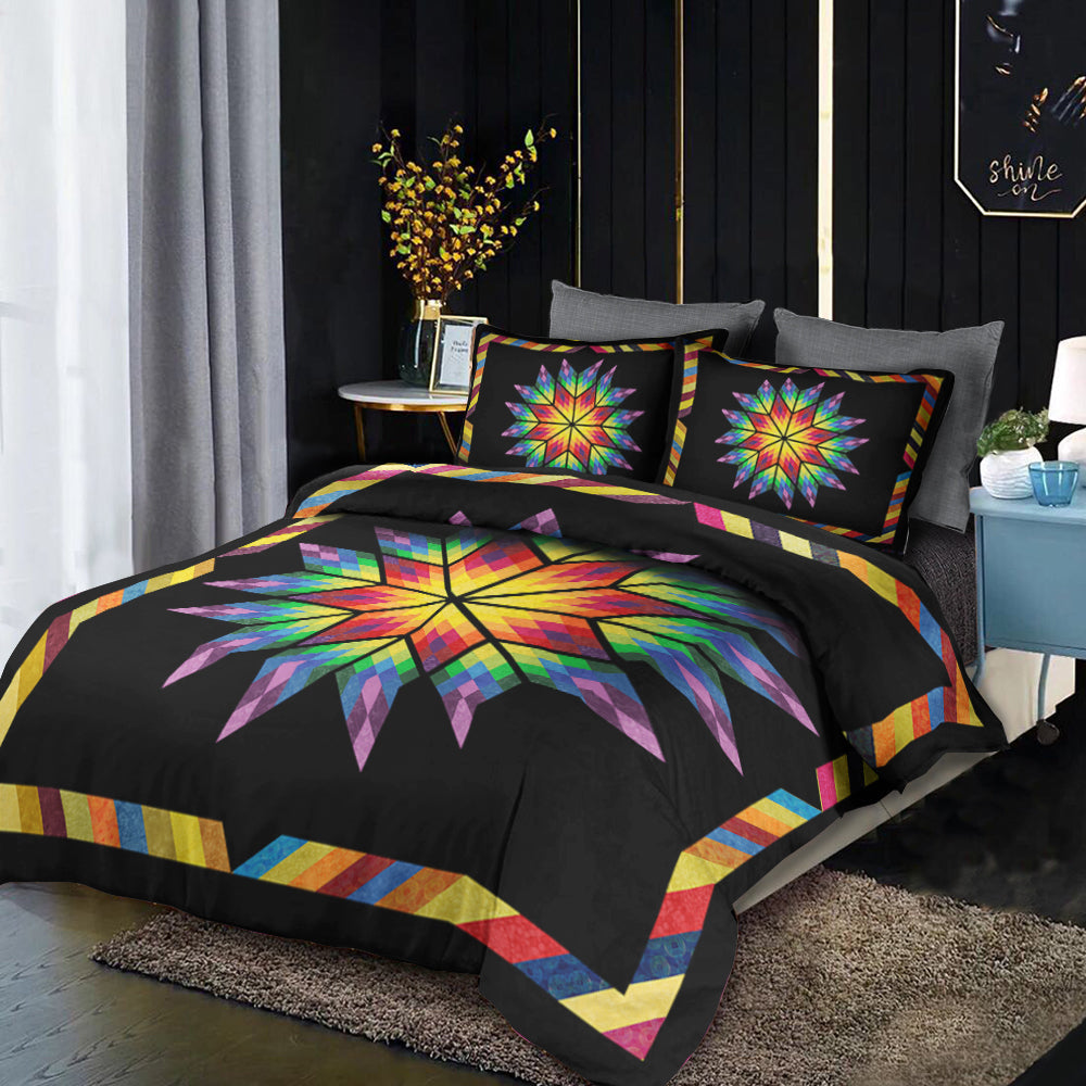 Native American Star Rainbow Duvet Cover Bedding Sets TL310503YB