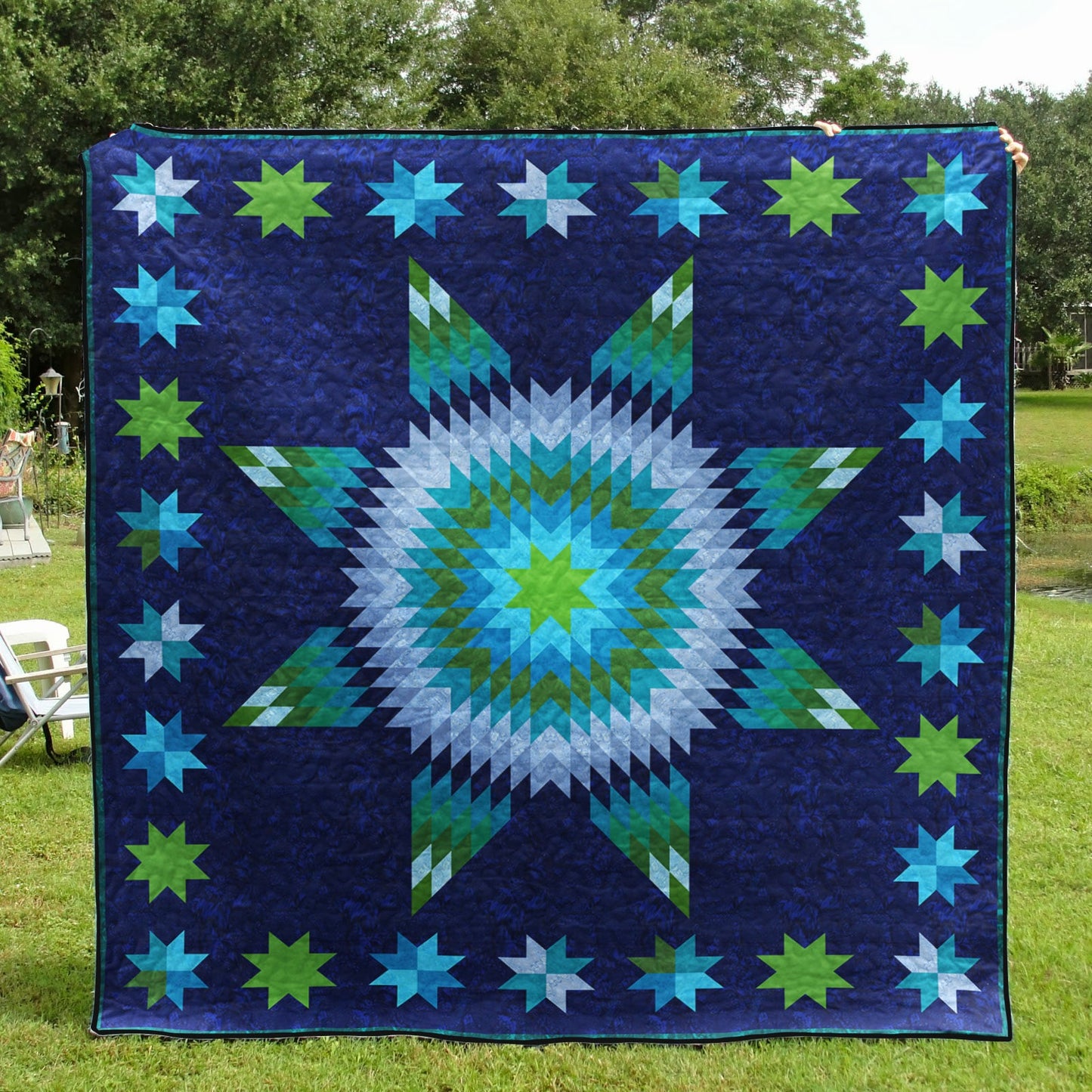 Native American Star Quilt Blanket HN310505M