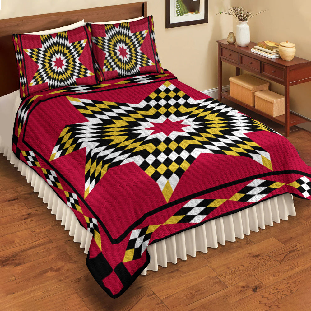 Native American Sundance Star Quilt Bedding Set TN260512D