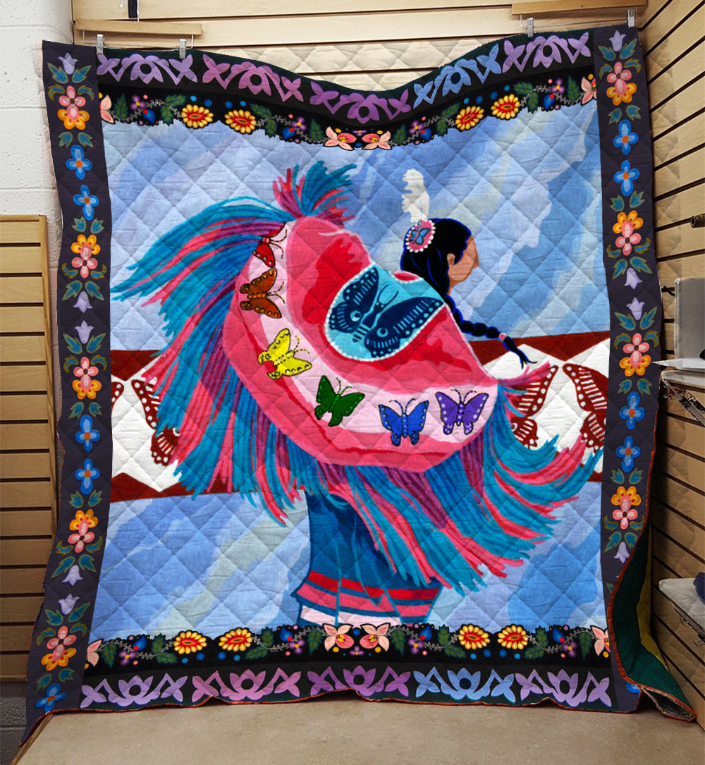 Native Dance Quilt Blanket HN031102M