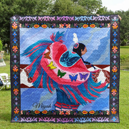 Native Dance Quilt Blanket HN031102M