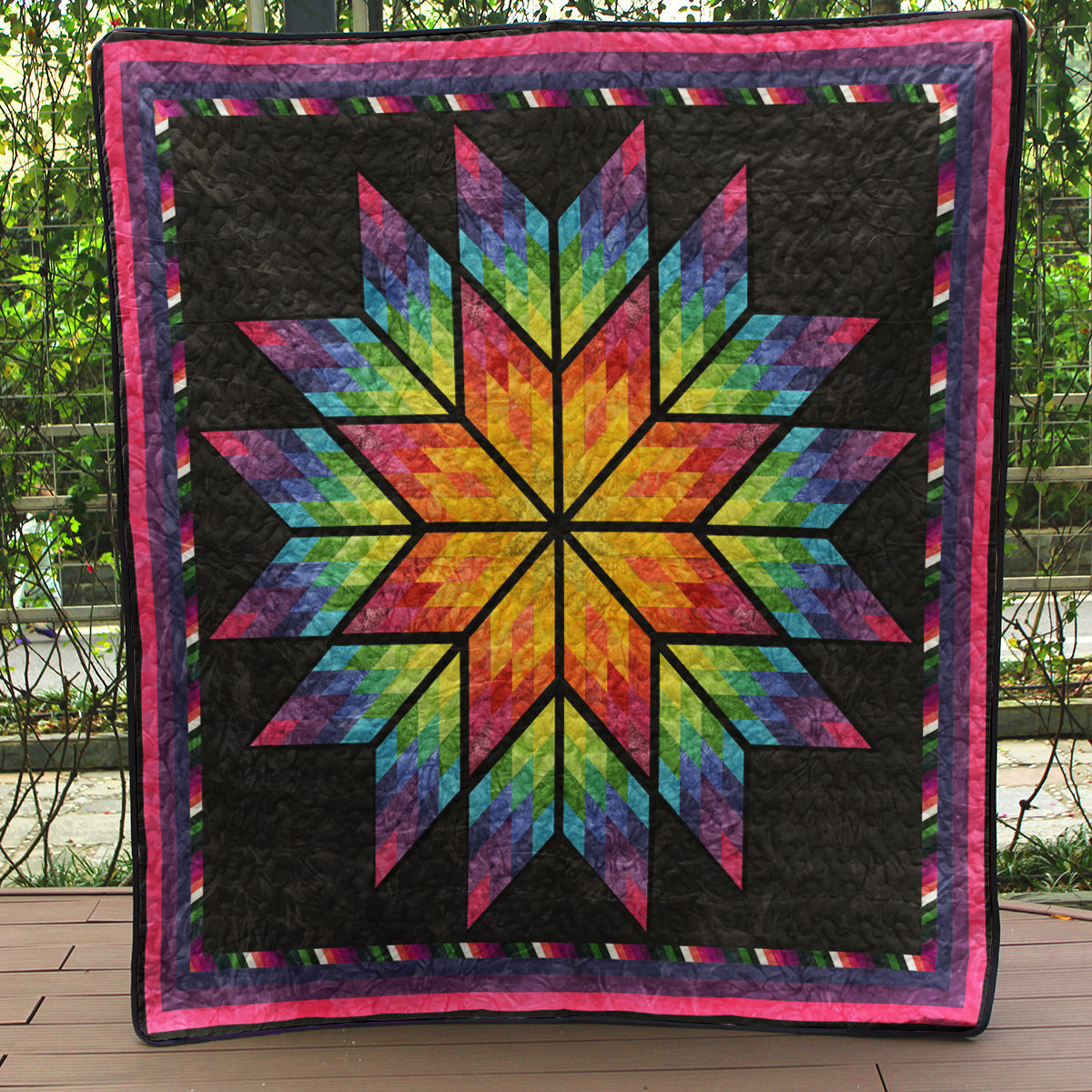 Native Flower Quilt Blanket MT310504A