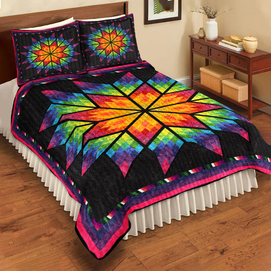 Native Flower Quilt Bedding Set MT310504ABS