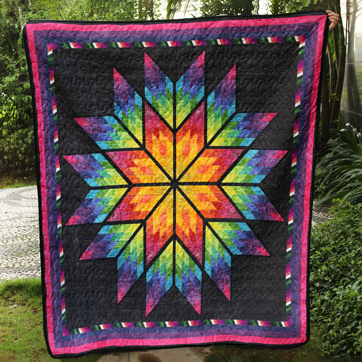 Native Flower Quilt Blanket MT310504A