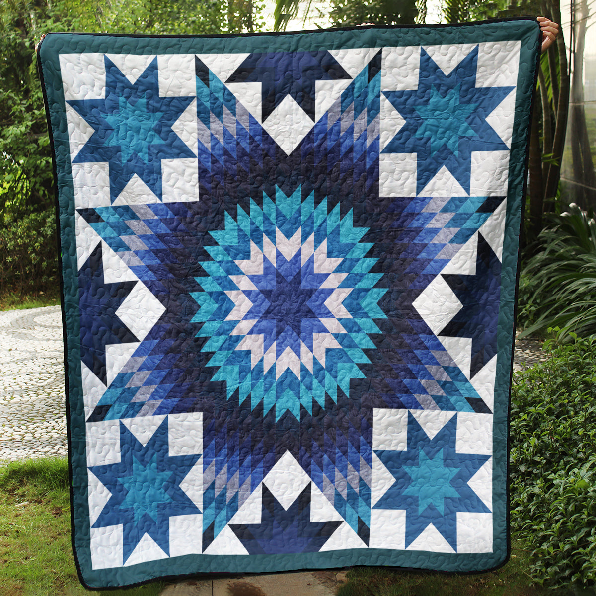 Native American Inspired Star Art Quilt MT200501M