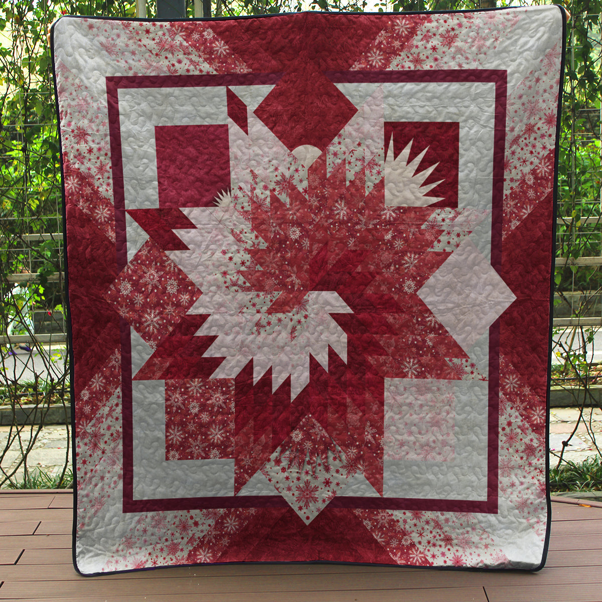 Native Star Flower Quilt Blanket MT300504A