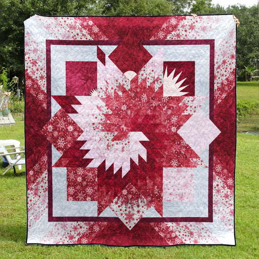 Native Star Flower Quilt Blanket MT300504A