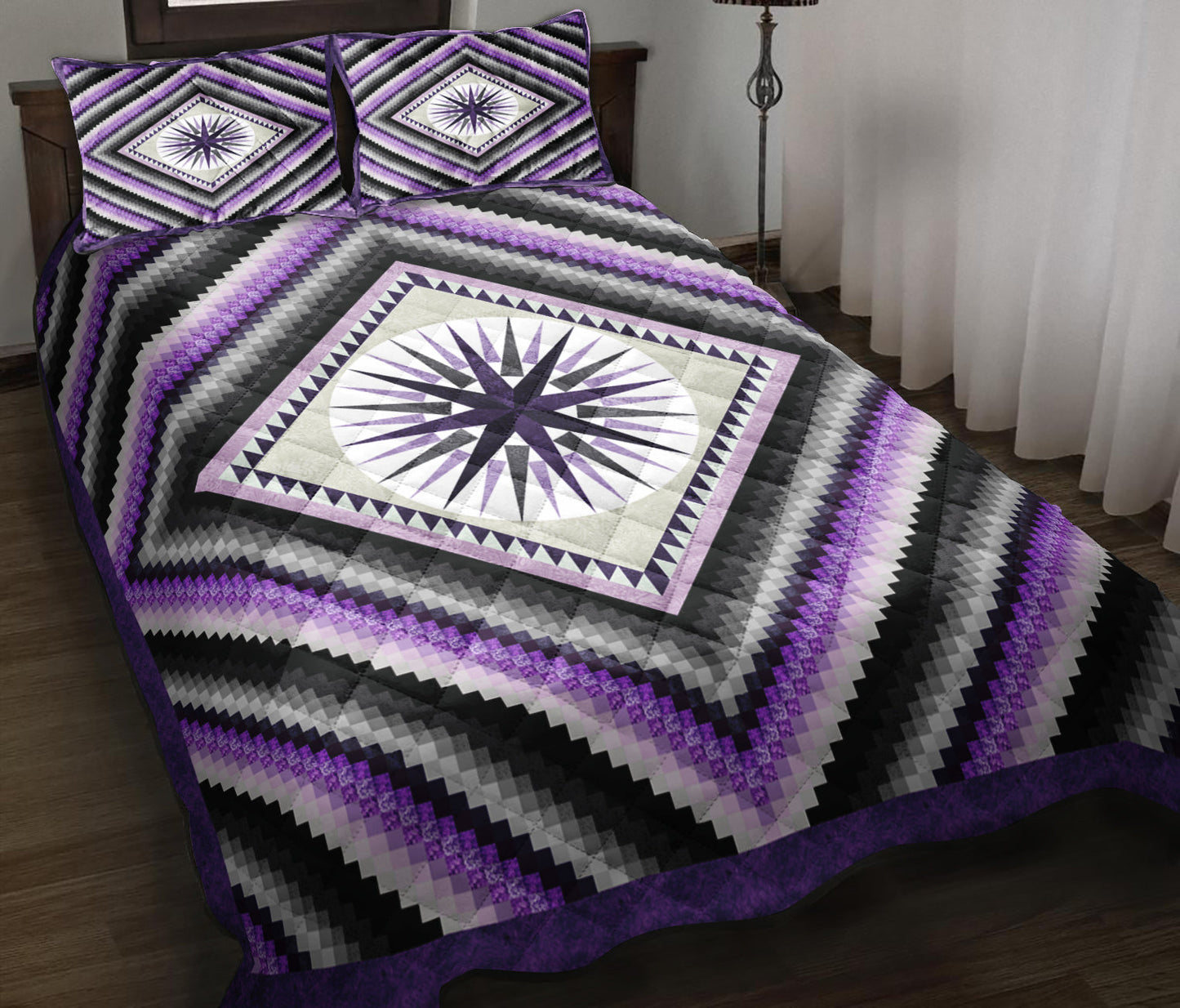 Native Star Quilt Bed Sheet MT300503ABS