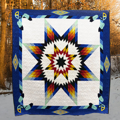 Native American Inspired Star Art Quilt HN180503M