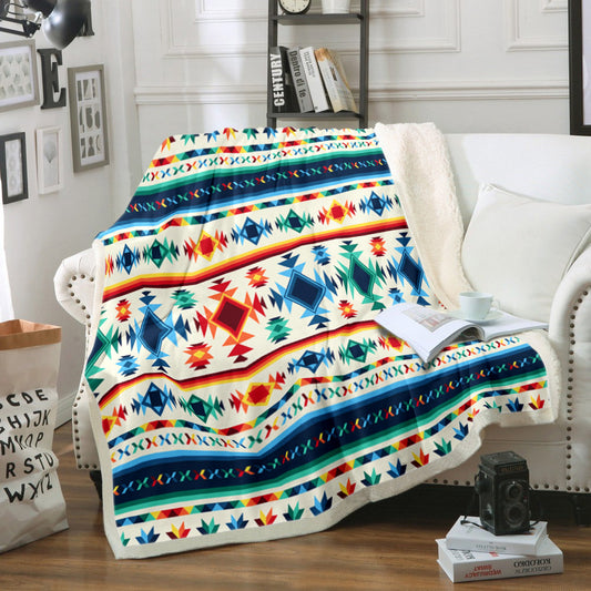 Native America HM220826TT Sherpa Fleece Blanket