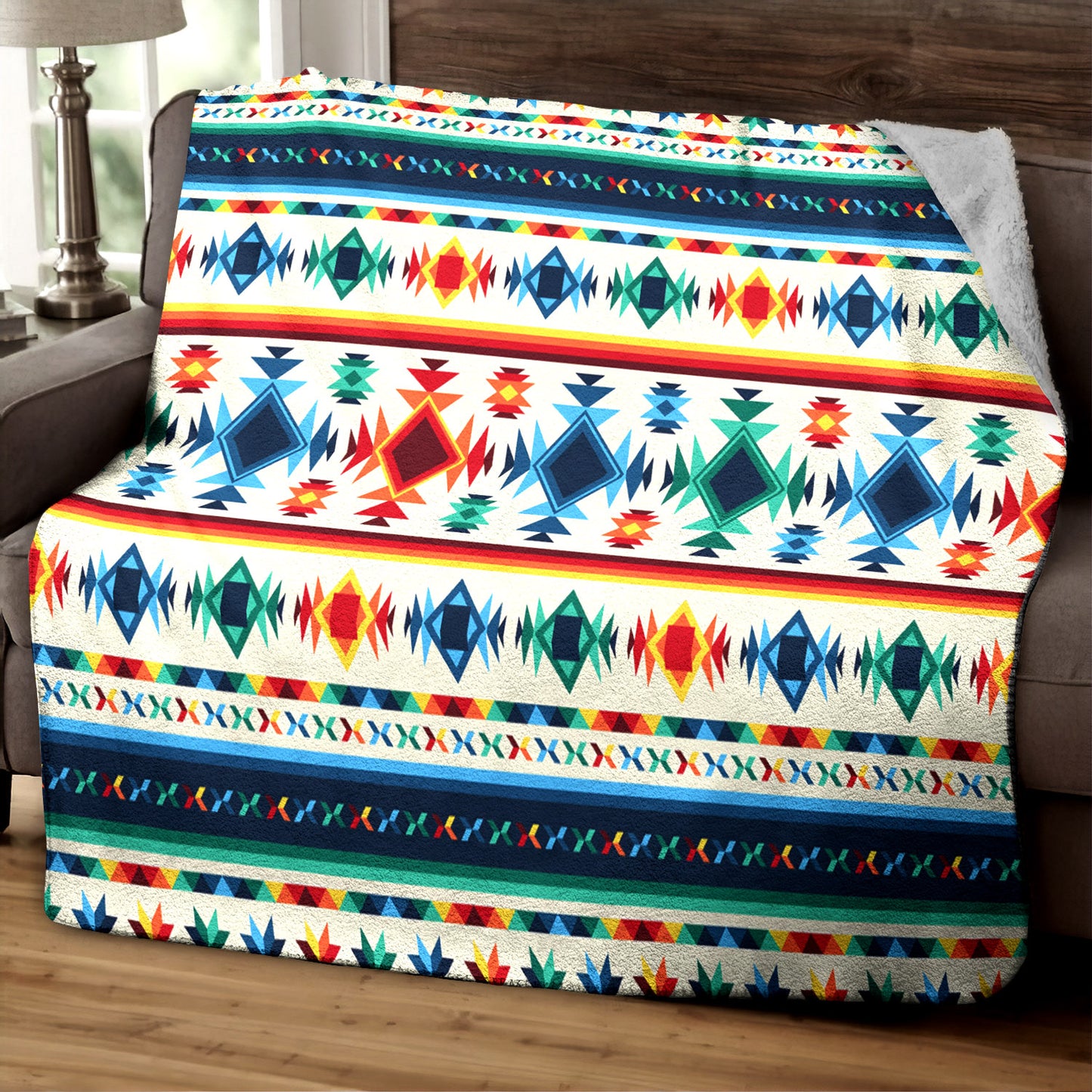 Native America HM220826TT Sherpa Fleece Blanket