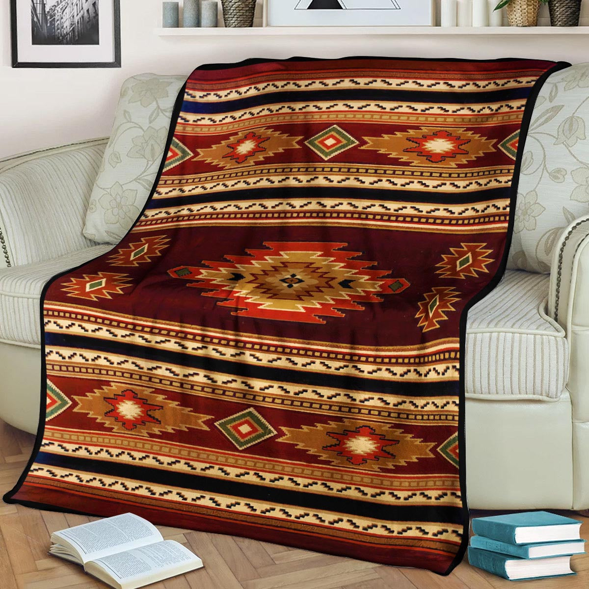 Native America ML300863F Sherpa Fleece Blanket