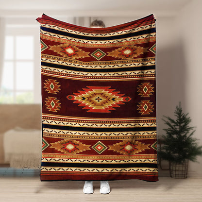 Native America ML300863F Sherpa Fleece Blanket