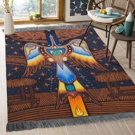 Native American BT1609111F Decorative Floor-cloth