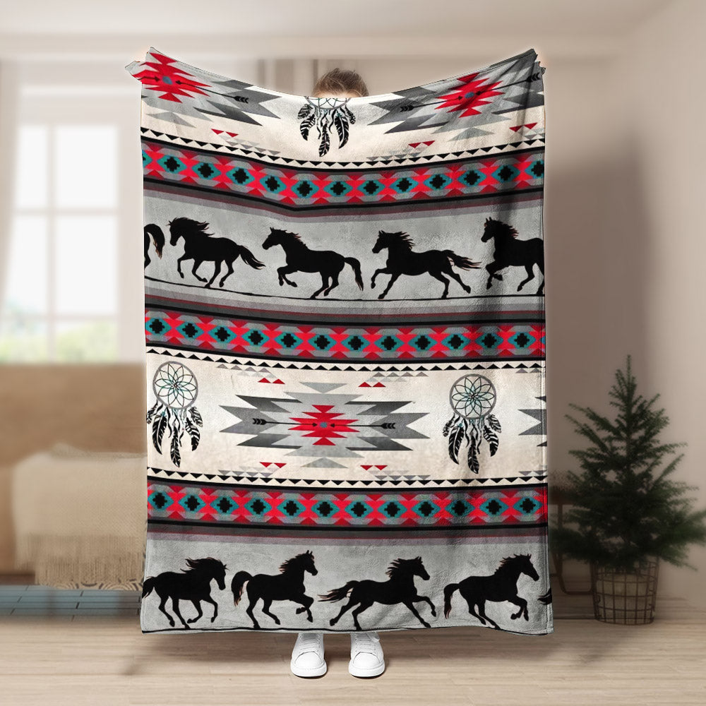 Native American BT171027F Sherpa Fleece Blanket