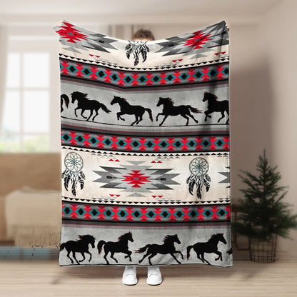 Native American BT171027F Sherpa Fleece Blanket