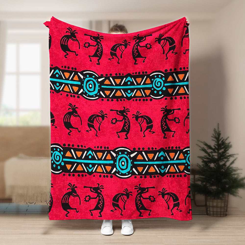 Native American BT200827F Sherpa Fleece Blanket