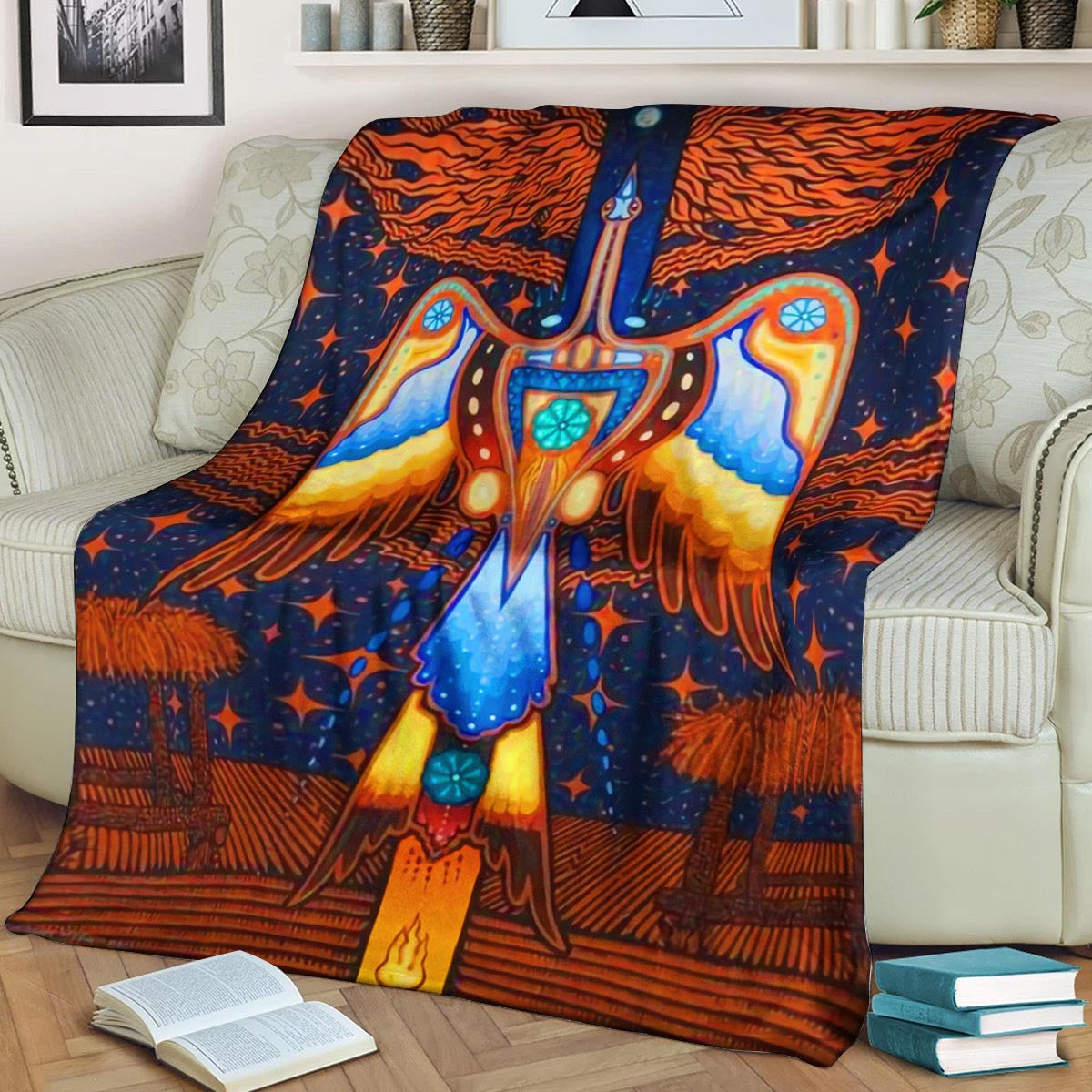 Native American BT240858F Sherpa Fleece Blanket