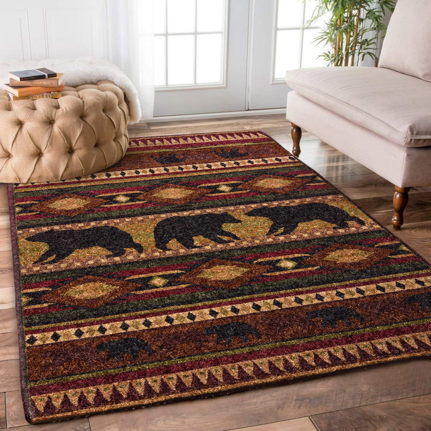 Native American Bear DN0810144R Rug