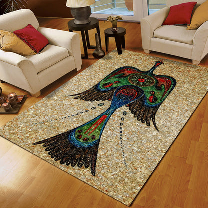 Native American Bird TN160845M Rug