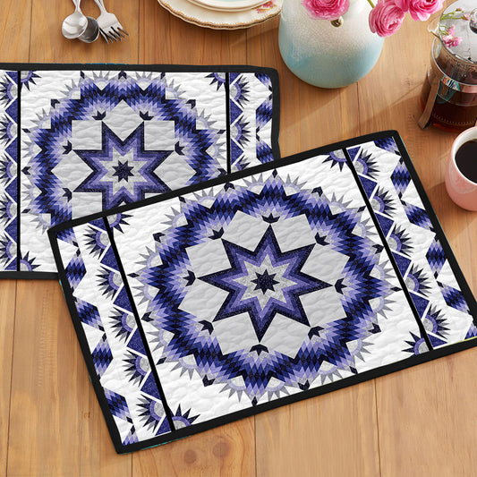 Native American Broken Star TN260502DPM Quilted Placemats