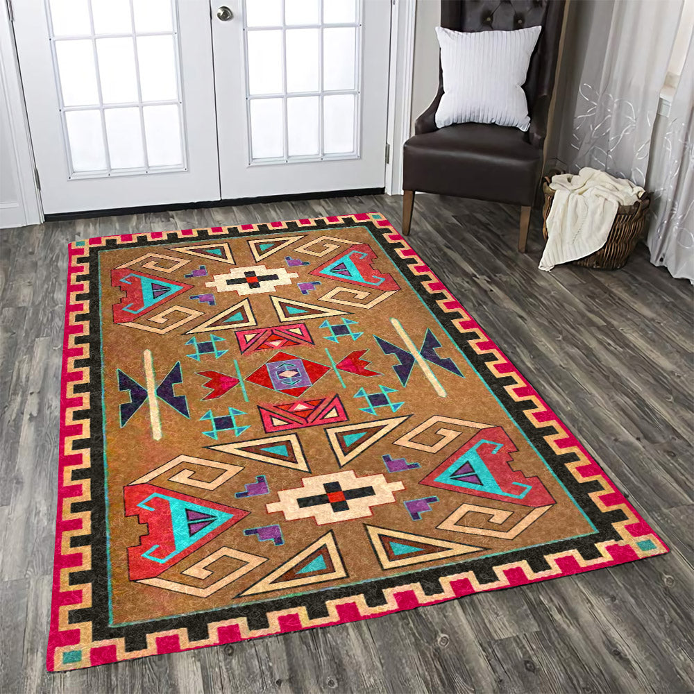 Native American Brown Design CLA1610128R Rug
