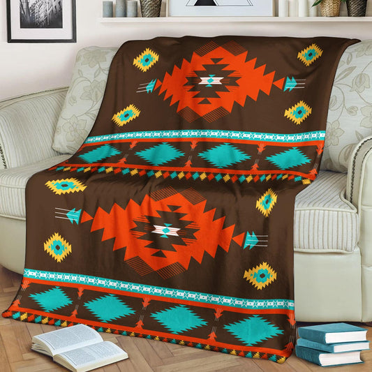 Native American CL140865MD Sherpa Fleece Blanket