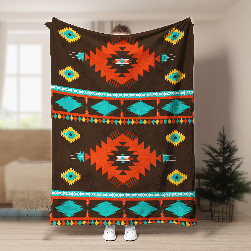 Native American CL140865MD Sherpa Fleece Blanket