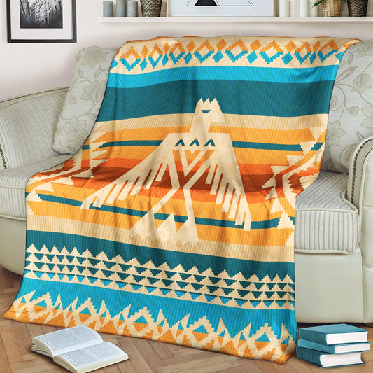 Native American CLM140827 Sherpa Fleece Blanket
