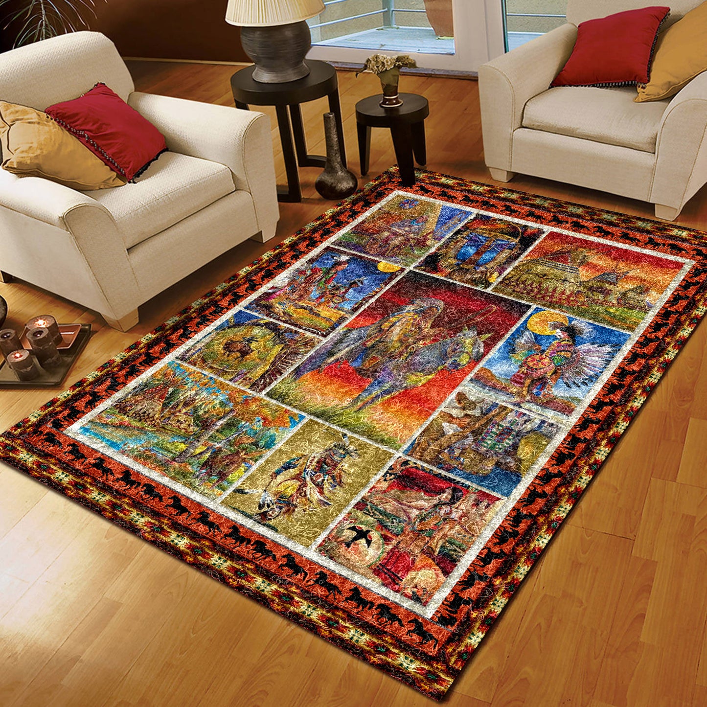 Native American Culture CL171013MDR Rug